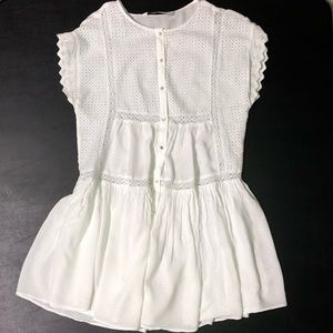 ZARA ❤️embroidered mini summer dress